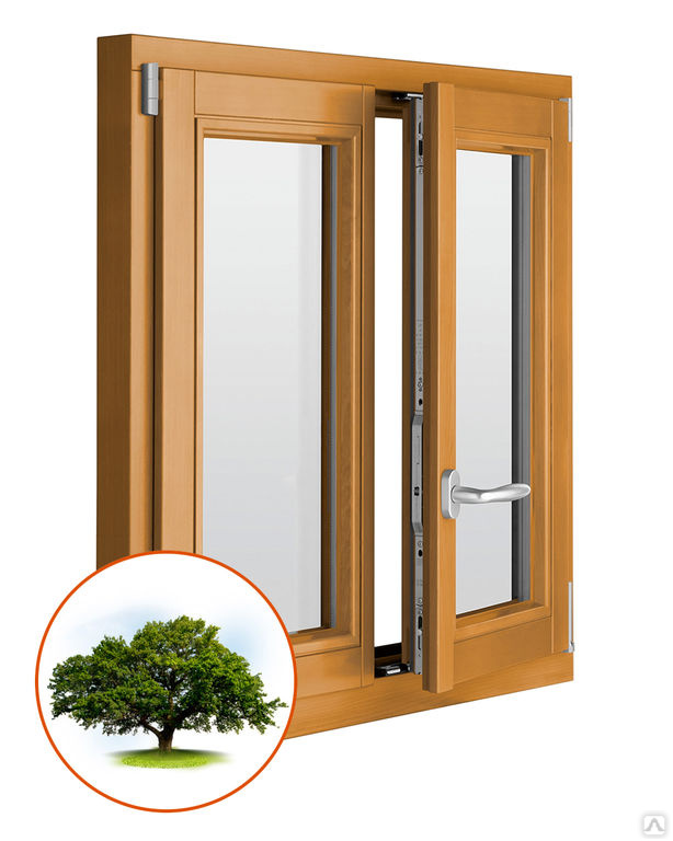 Окна деревянные купить в Москве