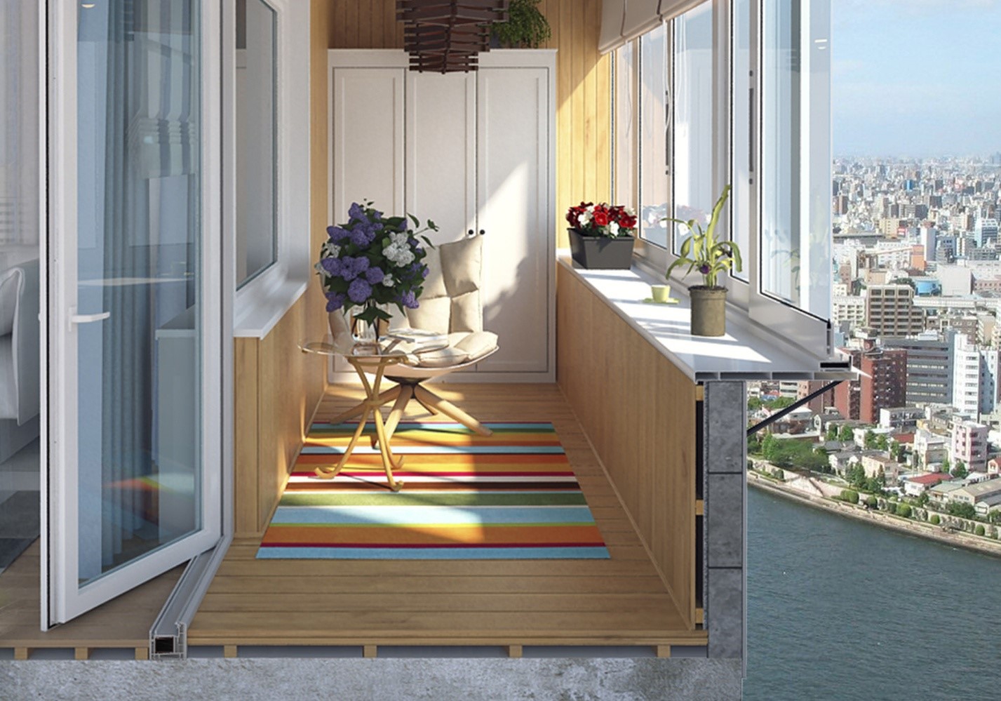 Заказать балкон в Москве